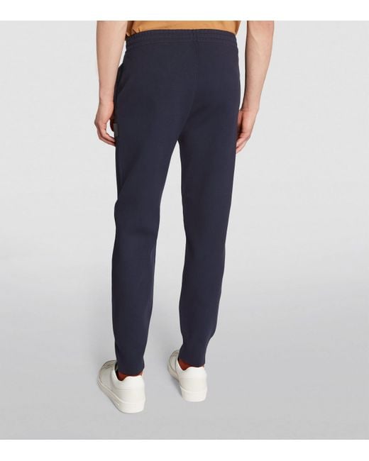 Sandro Blue Patch-Detail Sweatpants for men