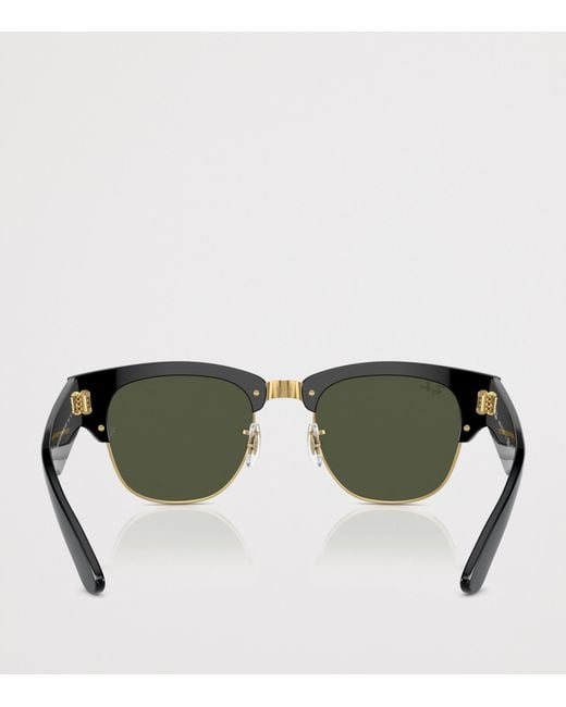 Ray-Ban Green Mega Clubmaster Square Sunglasses