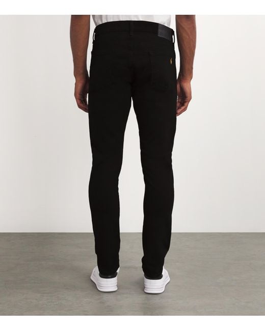 Polo Ralph Lauren Black Sullivan Slim Jeans for men