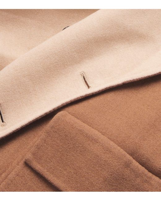 Eleventy Natural Wool Reversible Coat