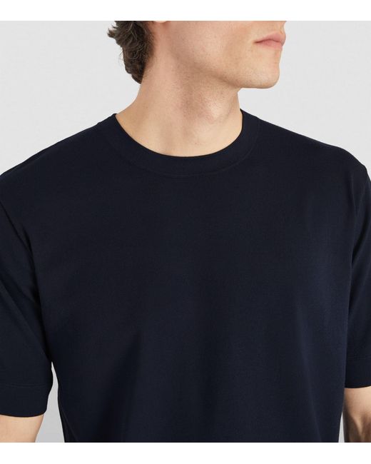 Bogner Black Knitted T-shirt for men