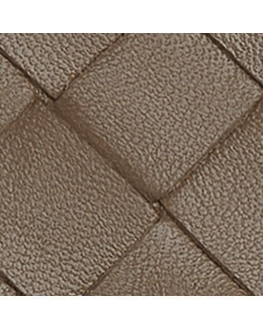 Bottega Veneta Brown Leather Intrecciato Card Holder