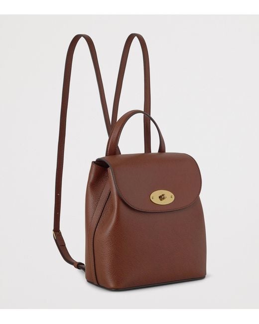 Mulberry Brown Mini Grained Leather Bayswater Backpack