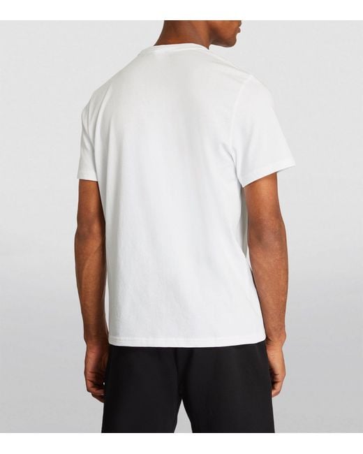 Moose Knuckles White Logo Augustine T-shirt for men