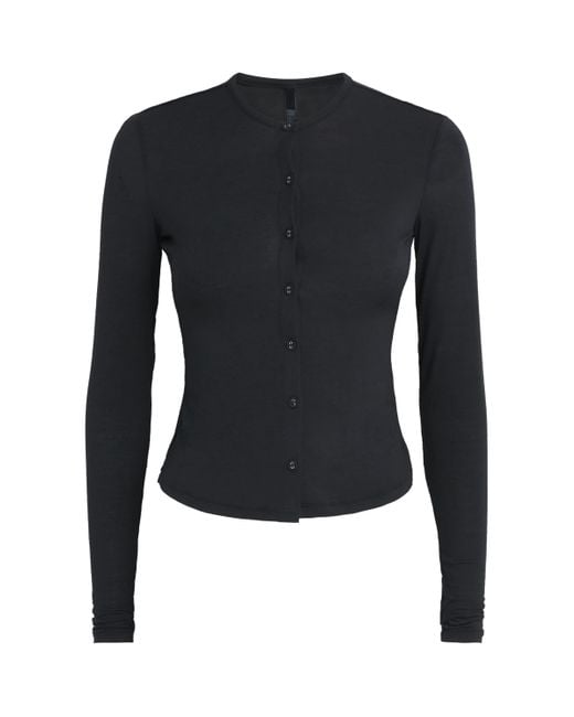 Skims Blue Sheer Modal Cardigan