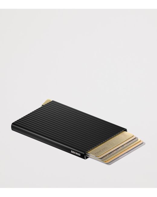 Secrid Black Fluted Aluminium Cardprotector