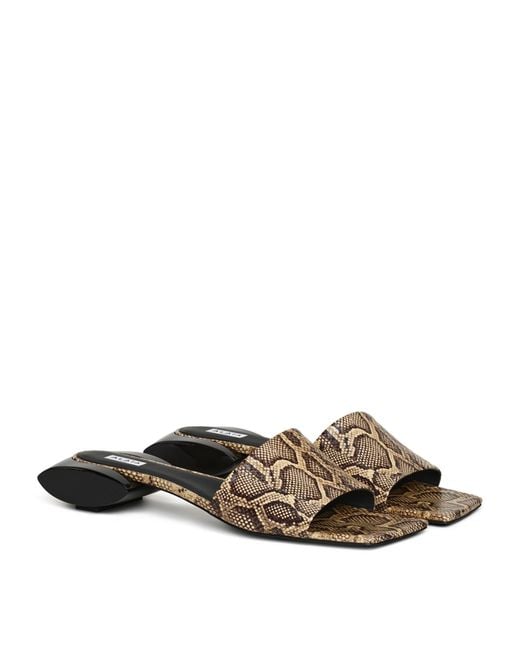 Alaïa White Suede Ellipse Mules