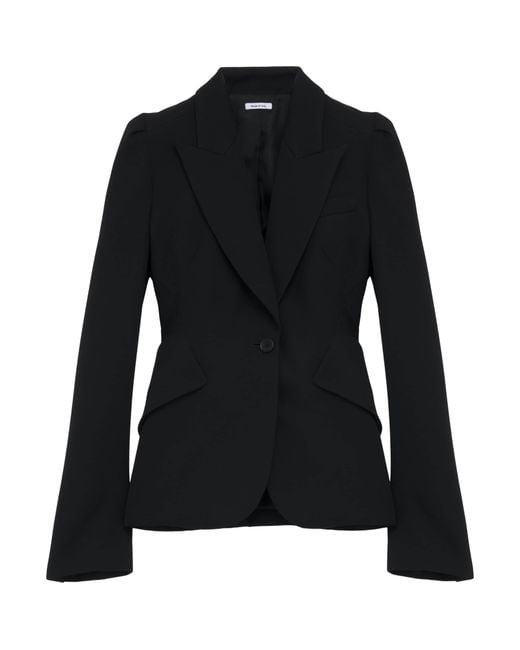 Alexander McQueen Black Wool Blazer