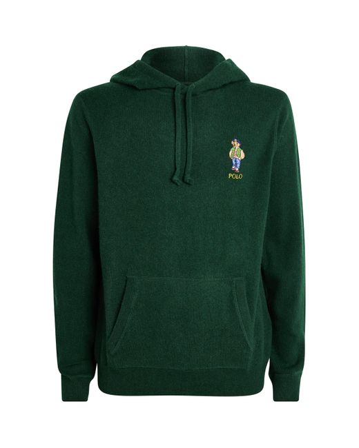 Polo Ralph Lauren Green Rws Wool Bear Hooded Sweater for men