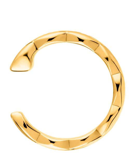 Chanel Metallic Yellow Gold And Diamond Coco Crush Single Earring