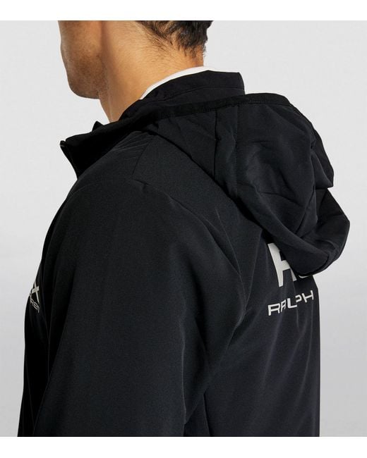 RLX Ralph Lauren Black Performance Hooded Jacket for men