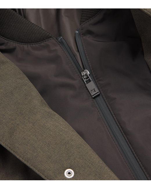 Pal Zileri Green Padded Jacket for men