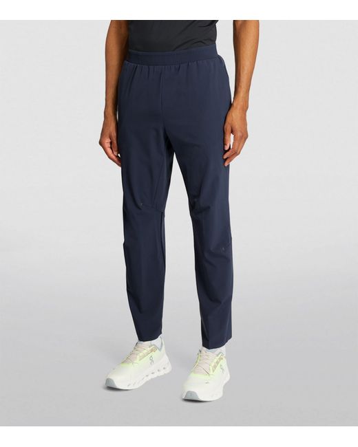 On Shoes Blue Movement Slim Trousers for men