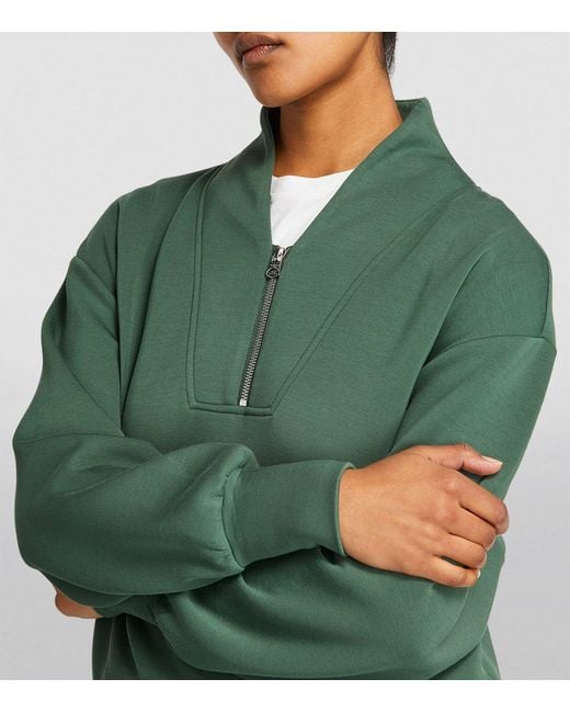 Varley Green Half-zip Davidson Sweatshirt