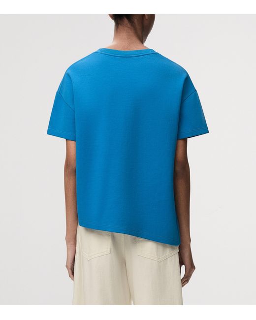 Loewe Blue Asymmetric T-Shirt
