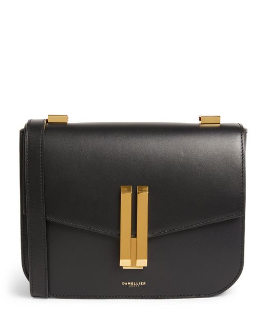 DeMellier London Leather Vancouver CrossBody Bag in Black Lyst UK