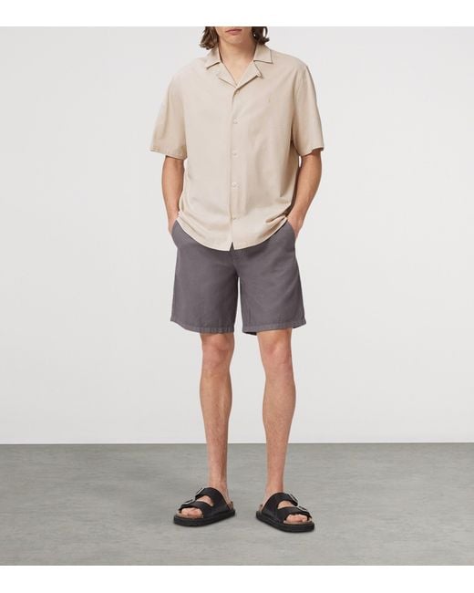 AllSaints Natural Organic Cotton Hudson Shirt for men