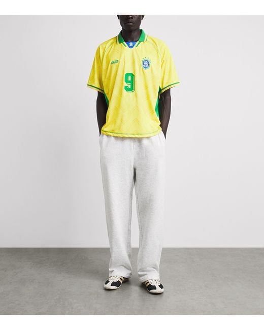 About Blank Yellow Monogram Football Jersey T-Shirt for men