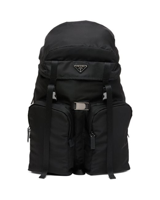 Prada Black Re-Nylon Backpack for men