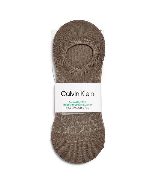 Calvin Klein Logo Sneaker Socks (pack Of 2) in Grey for Men | Lyst Canada