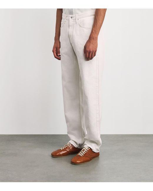 Rag & Bone White Fit 4 Straight Jeans for men