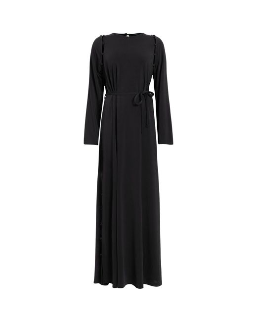 AllSaints Black Detachable Sleeve Susannah Dress