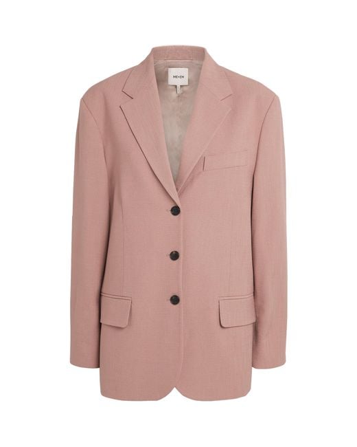 ME+EM Pink Oversized Blazer