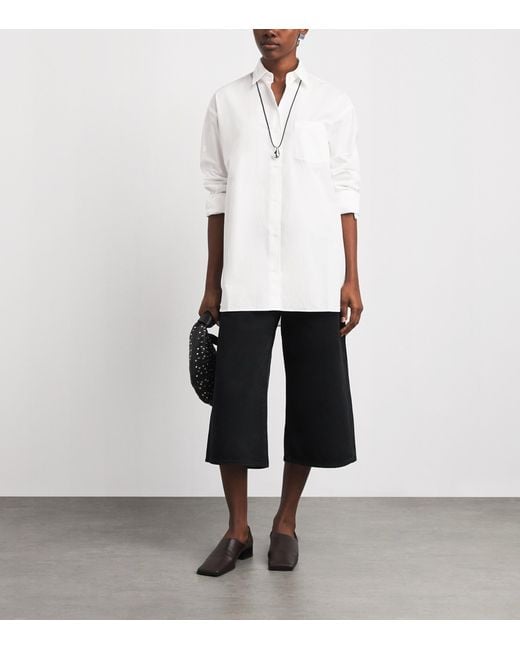 Agolde White X Maria Mcmanus Organic Cotton Poplin Shirt