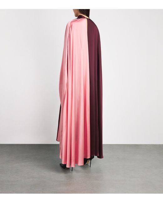 Roksanda Red Silk Satin Andromeda Maxi Dress