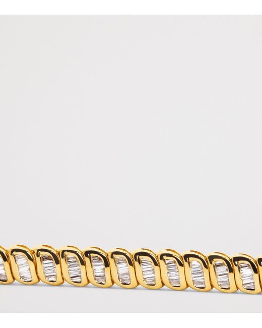 Anita Ko Metallic And Diamond Zoe Necklace