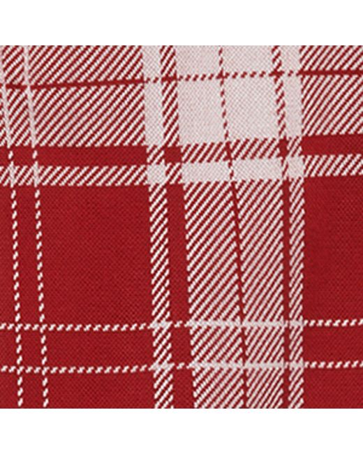 Loewe Red Silk-blend Polo Shirt