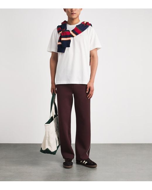 Lacoste Purple Tennis Heritage Sweatpants for men