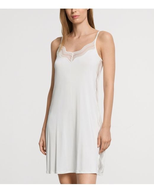 Hanro White Cira Nightdress