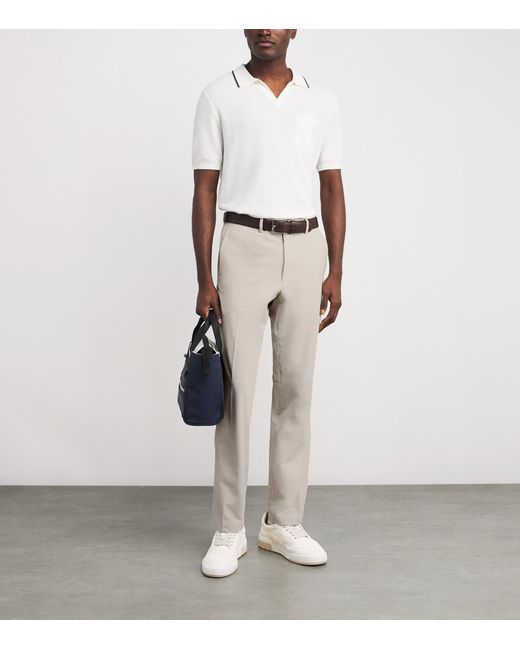 Ralph Lauren Natural Straight Performance Trousers for men