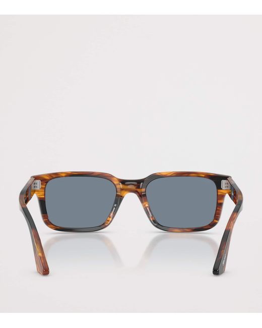 Persol Blue Rectangular Po3272S Sunglasses for men