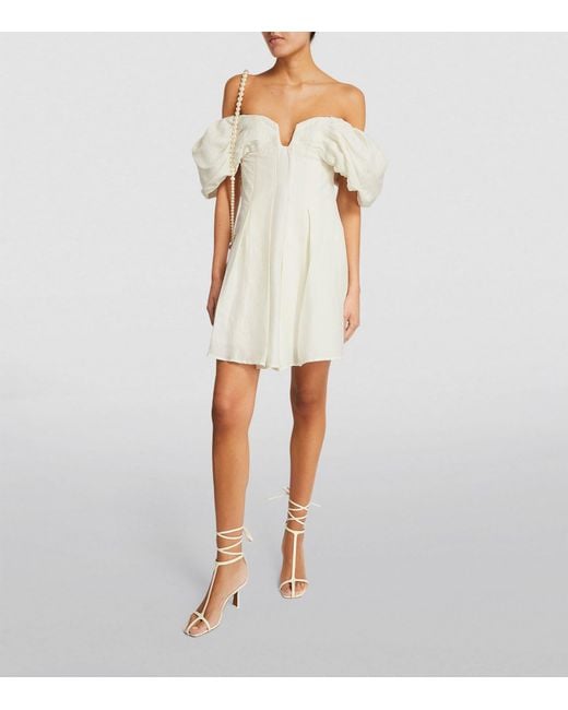 Cult Gaia White Lissett Mini Dress