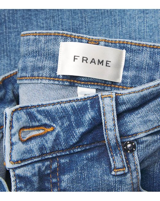 FRAME Blue The Reboot Bootcut Jeans