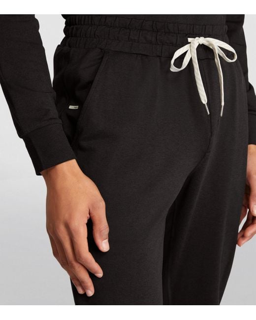 vuori Black Ponto Performance Sweatpants for men