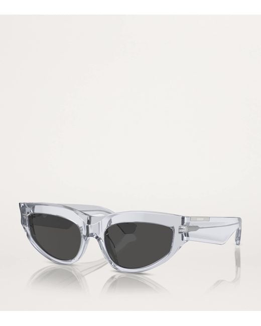 Burberry Gray Acetate Be4425U Sunglasses