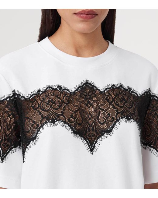 AllSaints Black Organic Cotton Lisa T-Shirt