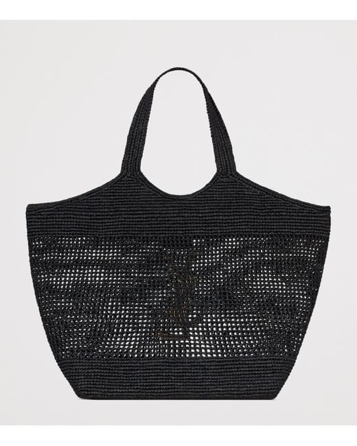 Saint Laurent Black Maxi Icare Tote Bag
