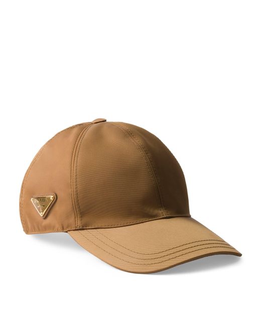 Prada Brown Re-Nylon Baseball Cap