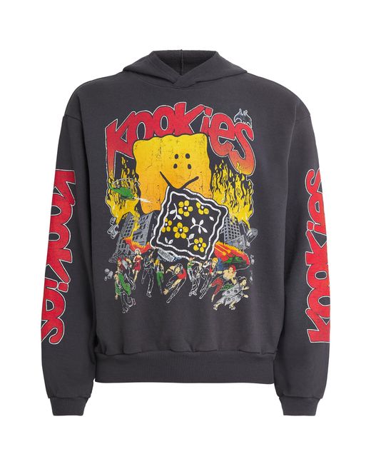 Kapital Gray Graphic Peckish Sweater for men