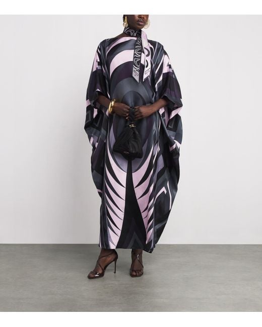 EMILIO PUCCI / エミリオプッチ | silk 100％ / シルク 総柄 ドレス