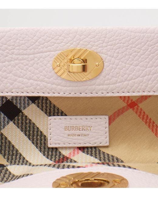 Burberry Pink Leather Cotswolds Pouch