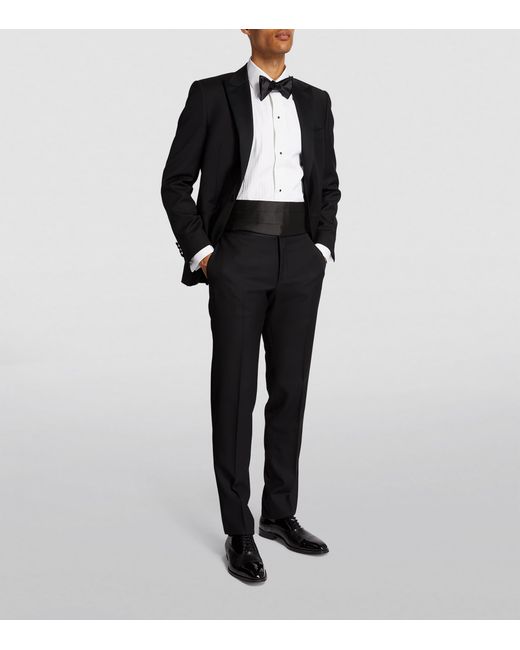 Canali Black Silk Cummerbund for men