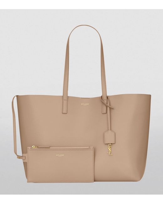 Saint Laurent Natural East/West Shopper Bag