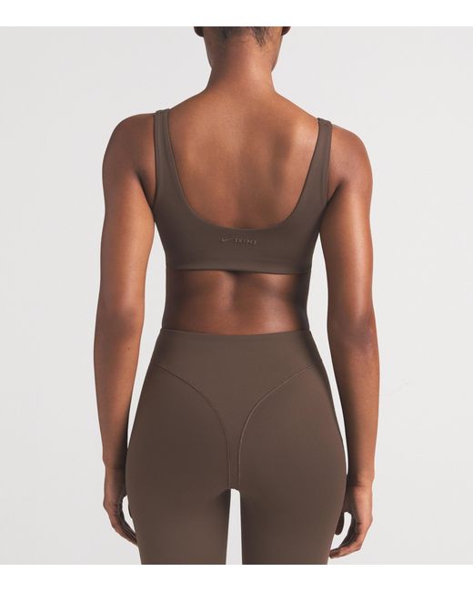 NikeSKIMS Brown Matte Sports Bra