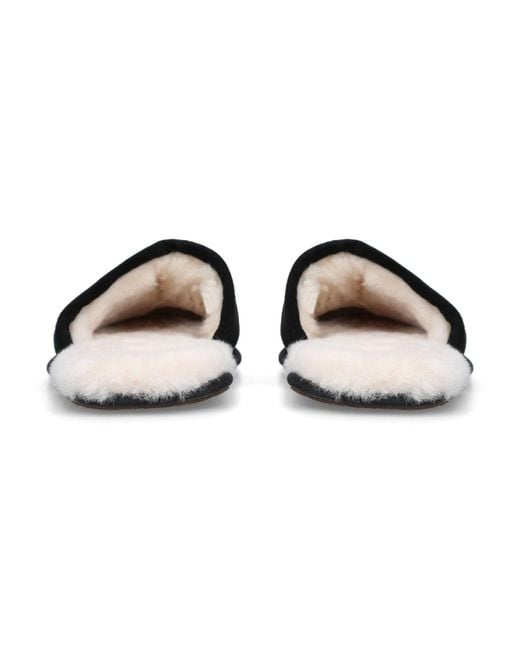 Ugg Black Scuff Suede Slippers for men