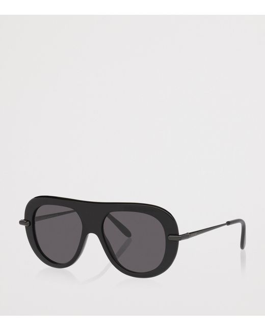 Loewe Gray Slim Pilot Sunglasses